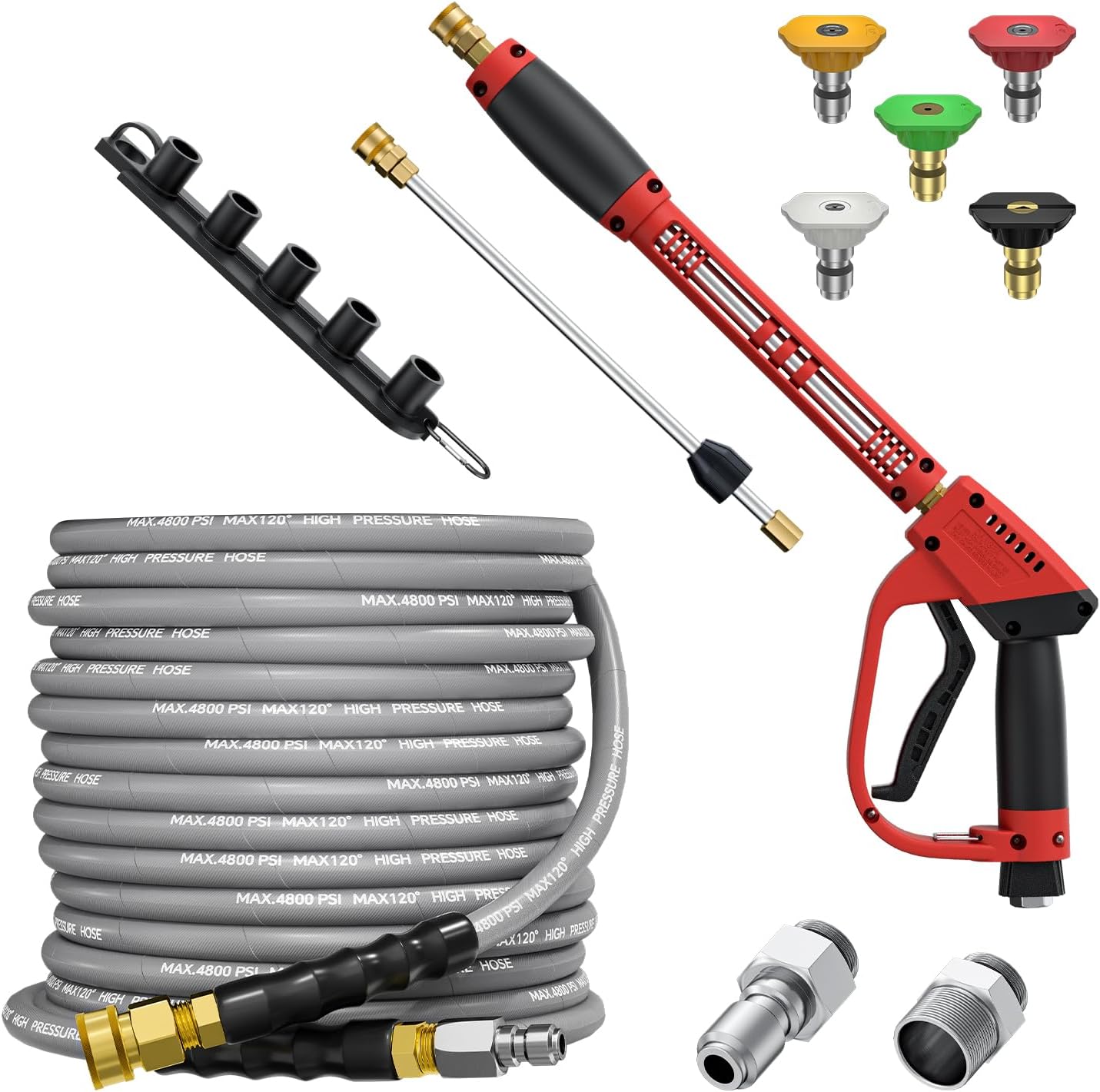 5000PSI Pressure Washer Gun and 50FT Hose Kit