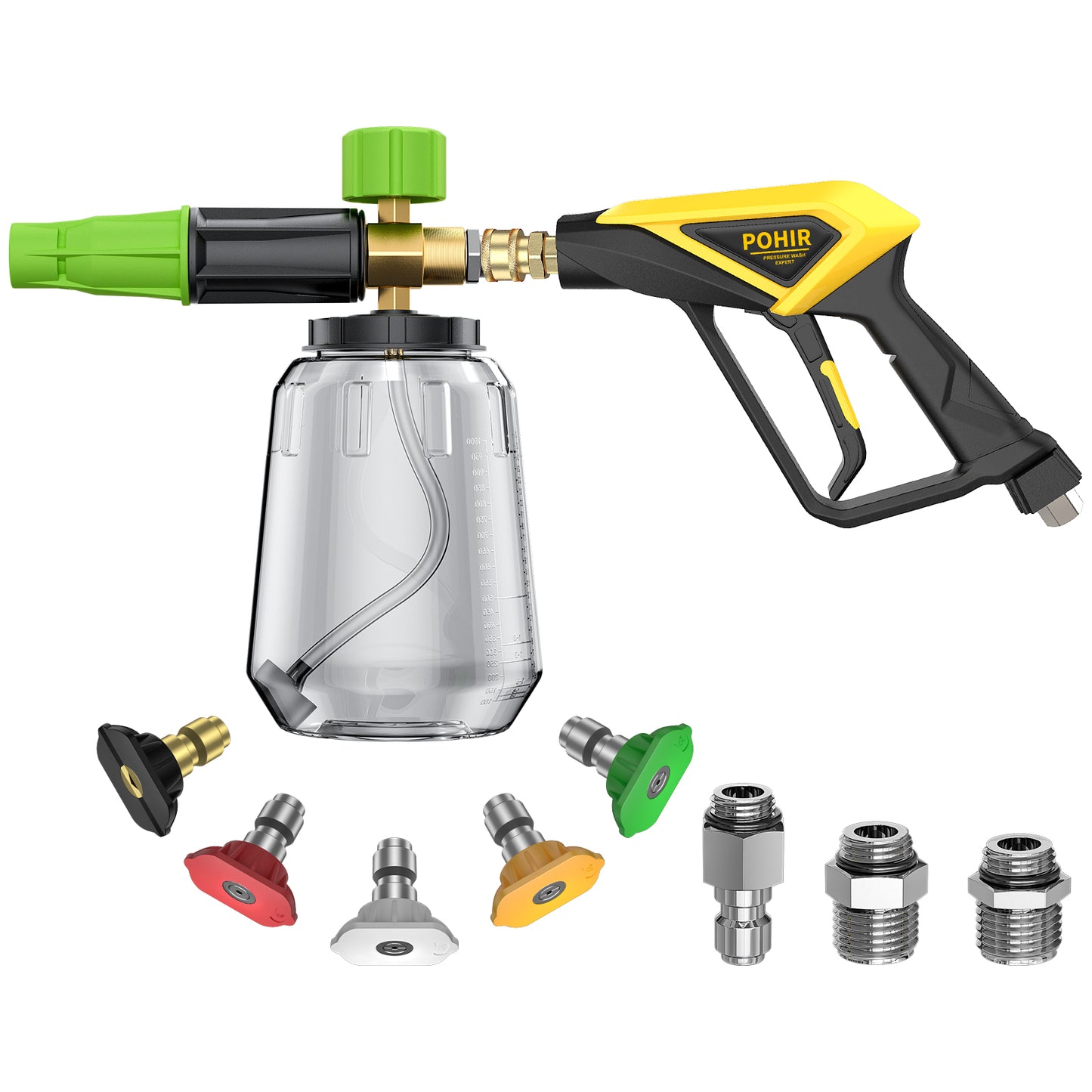 Pohir Foam Cannon and watergun kit with 1/4 Inch Quick Connect