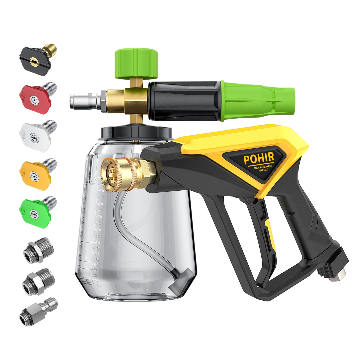 Pohir Foam Cannon and watergun kit with 1/4 Inch Quick Connect
