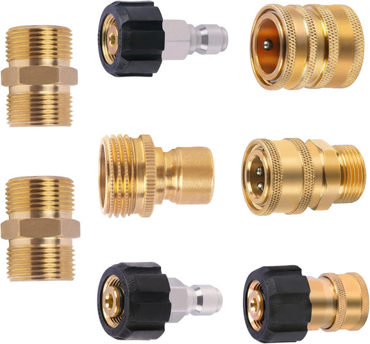 POHIR Pressure Washer Adapter Set 8 Pack