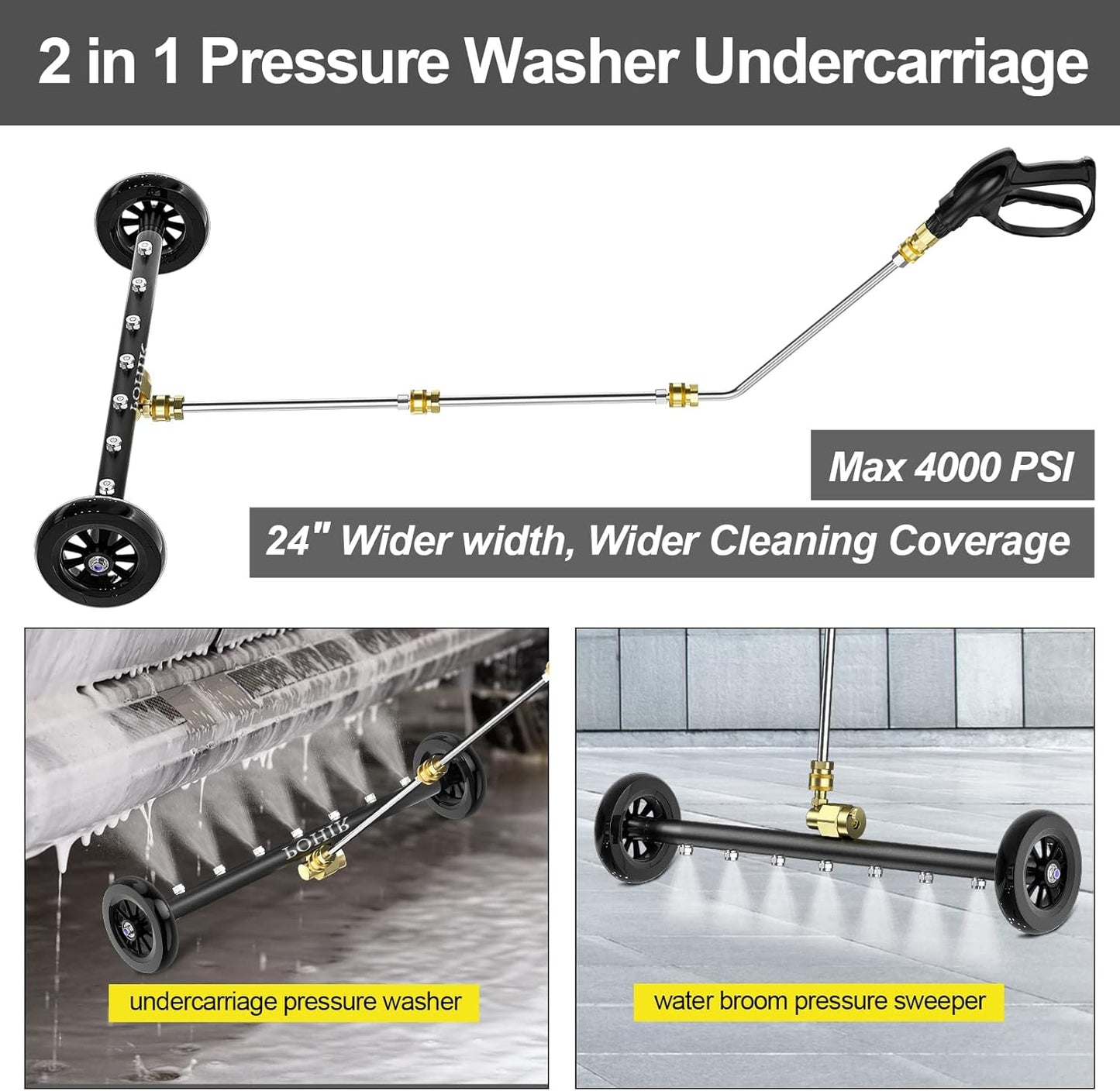 Accesorio de Lavadora a Presión POHIR para Chasis Pro Max 16", 4800psi
