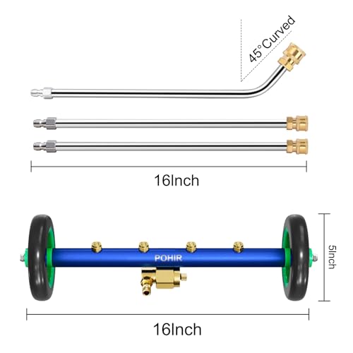 Accesorio de Lavadora a Presión POHIR para Chasis Pro Max 16", 4800psi