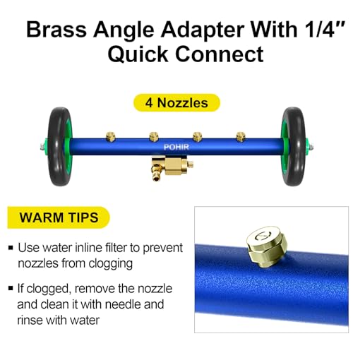 Accesorio de Lavadora a Presión POHIR para Chasis Pro Max 16", 4800psi