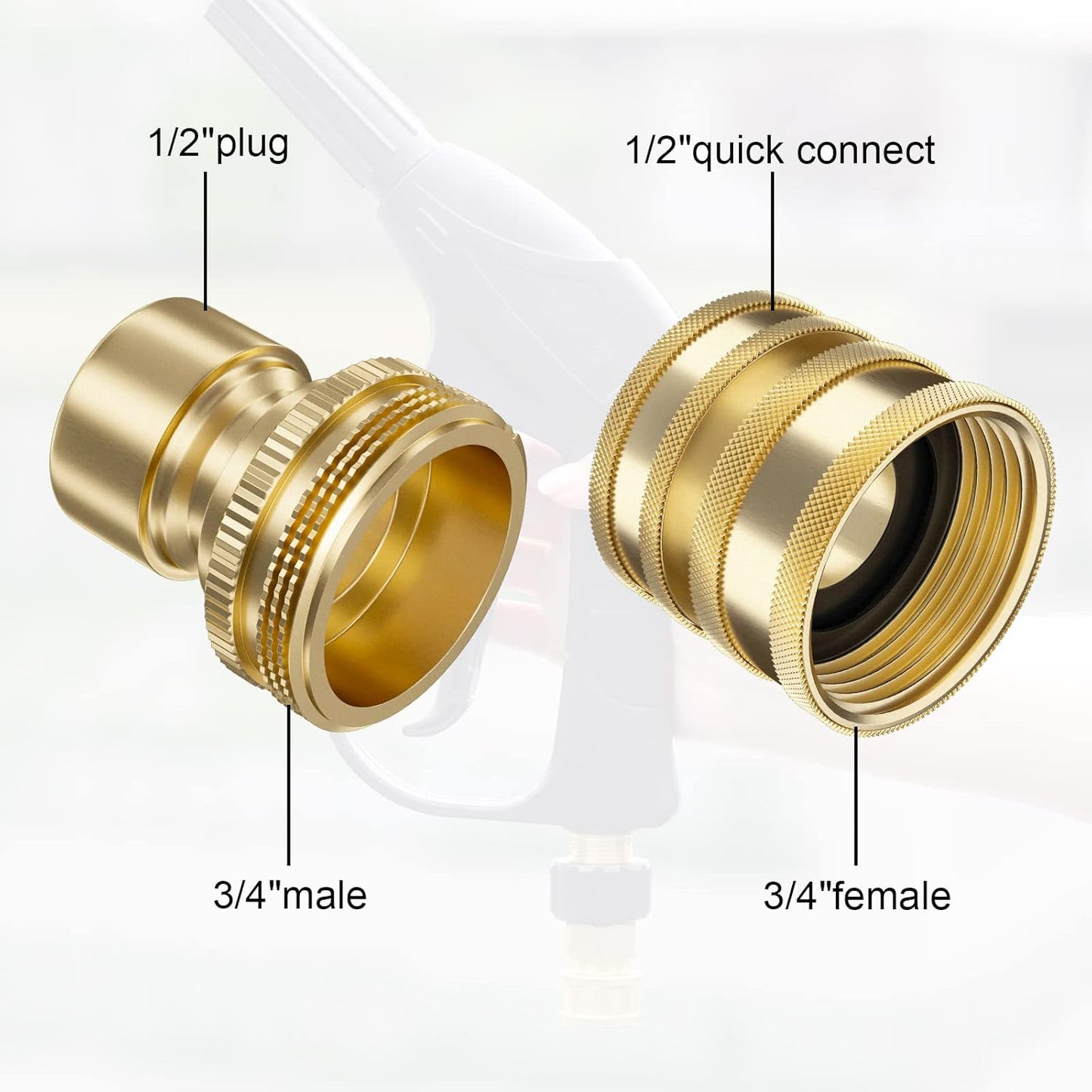 POHIR Pressure Washer Adapter Set 8 Pack
